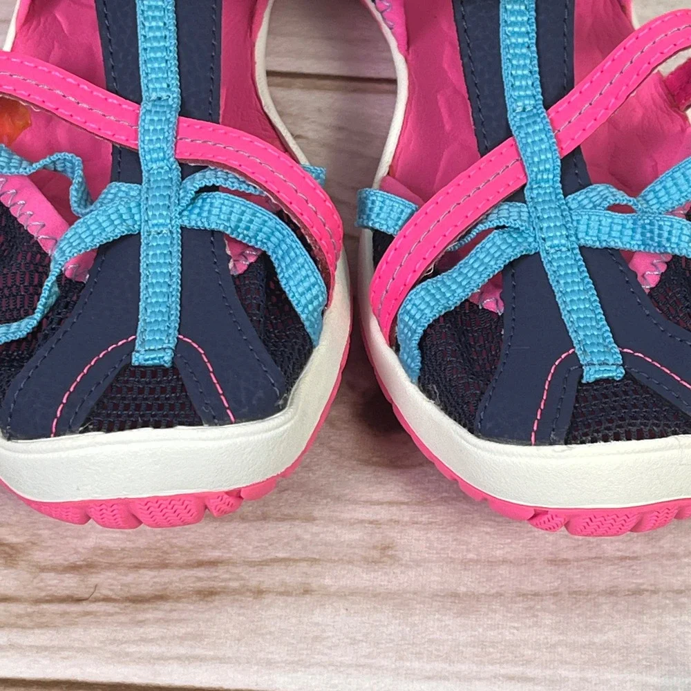 Merrell‎ Hydro Big Girls Water Sandals Navy Pink Size 4M